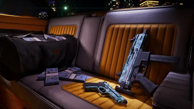 Vintage weapon pattern — official Rockstar Games imagery